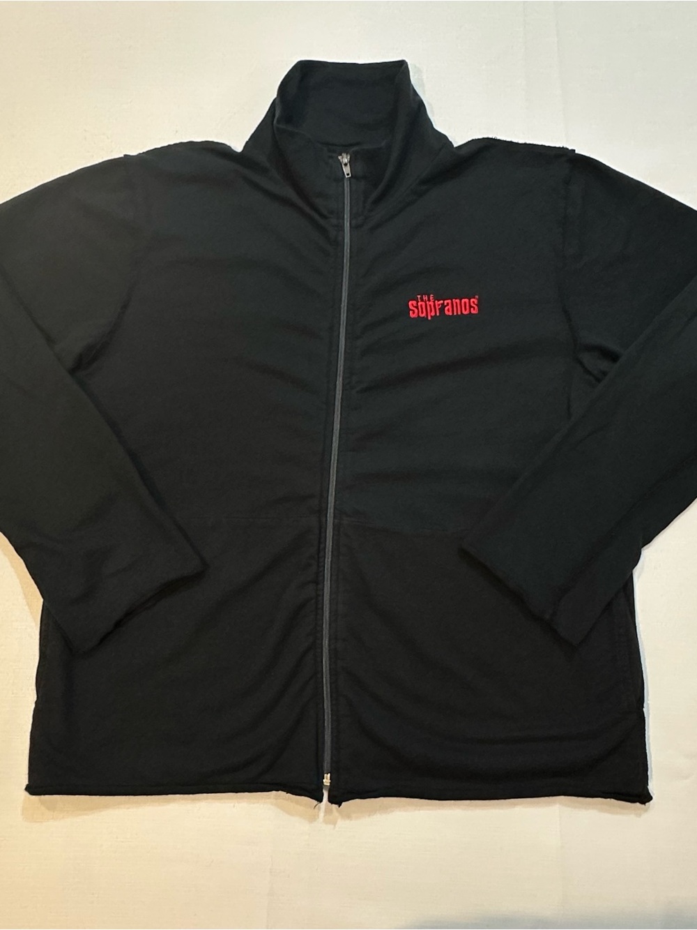 The Sopranos HBO Zip Track Jacket Large Made USA
